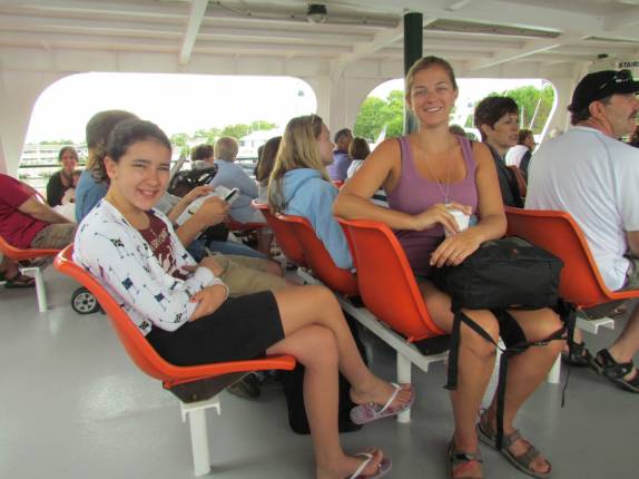 No ferry para Marta´s Vineyard, ao sul de Cape Cod, litoral de Massachusetts, nos Estados Unidos